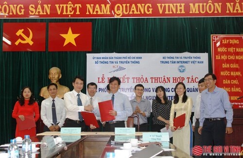 Sở TTTT TP.HCM và VNNIC ký thỏa thuận hợp tác