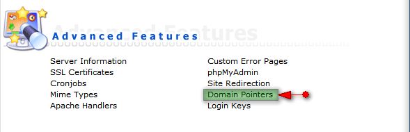 Cấu hình 2 tên miền về một hosting (Domain Pointer)