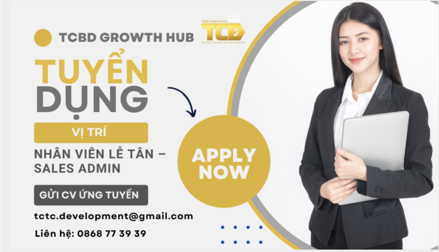 tcbd growth hub tuyển dụng
