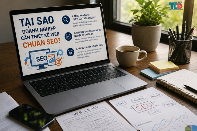 Thiết Kế Website Chuẩn SEO Chuyên Nghiệp – Tăng Traffic Google & Khách Hàng Bền Vững